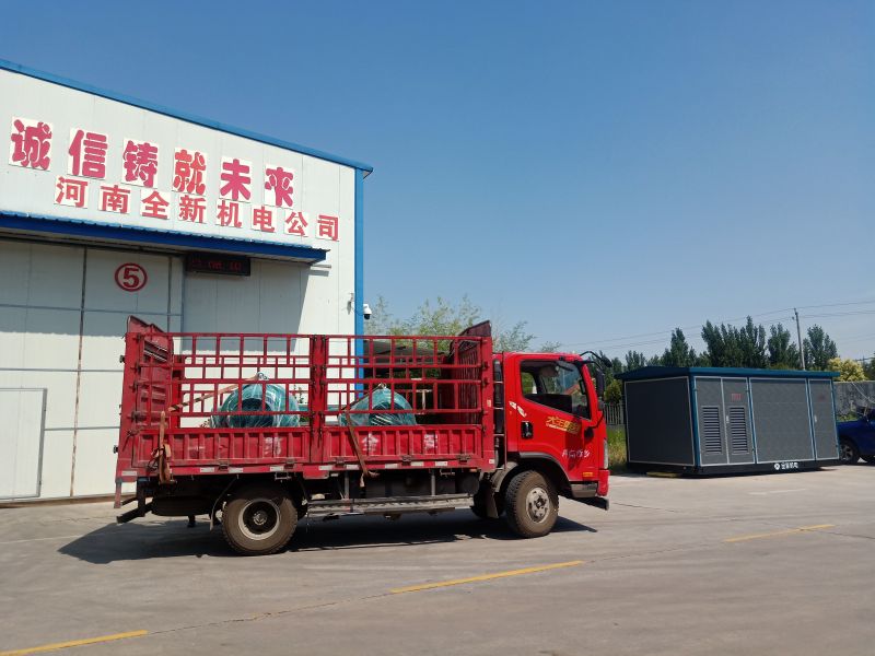2台電(diàn)機發貨山(shān)東淄博